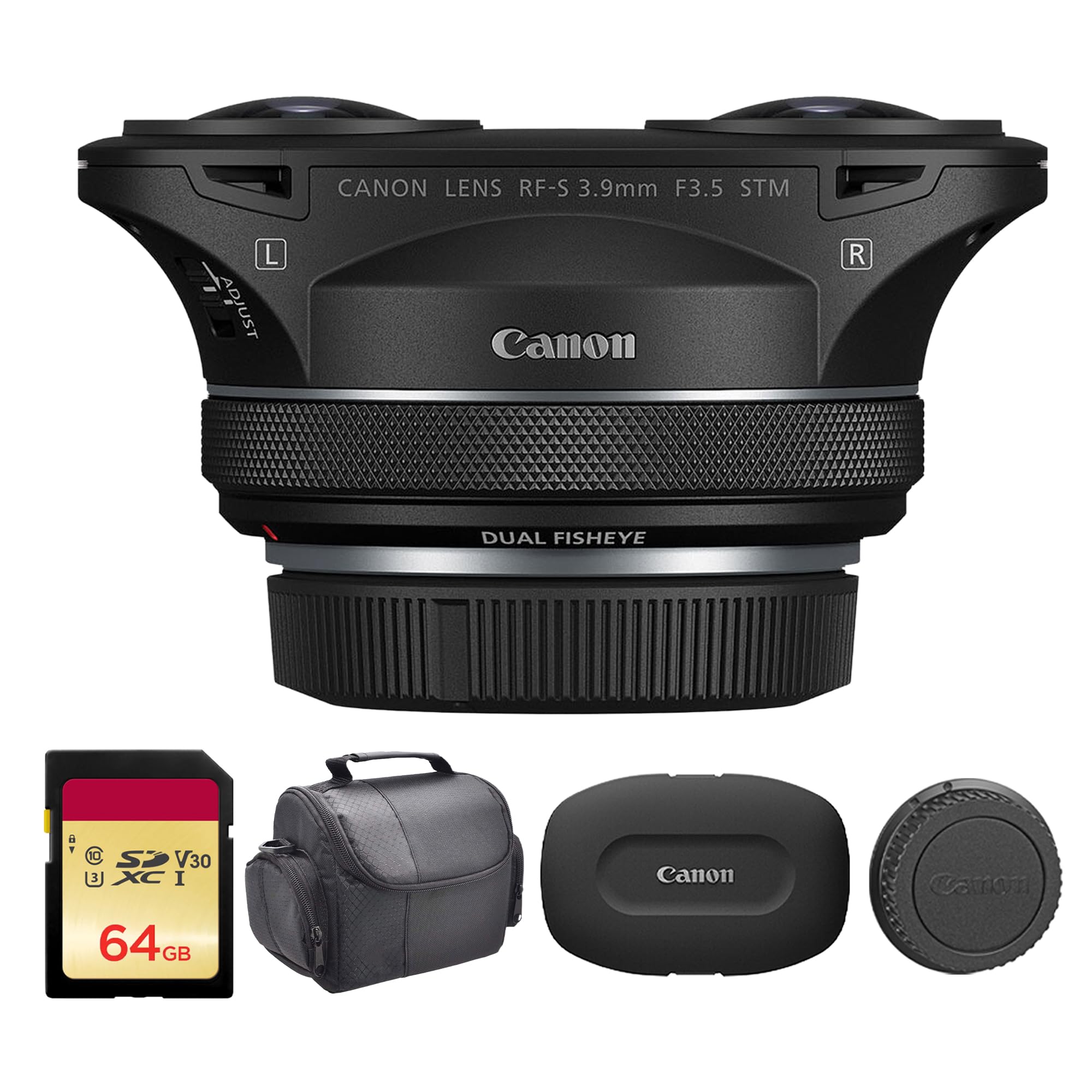 Amazon.com: Canon RF-S 3.9mm f/3.5 STM Dual Fisheye Lens | Compact